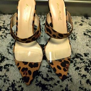 Leapord Print Mules